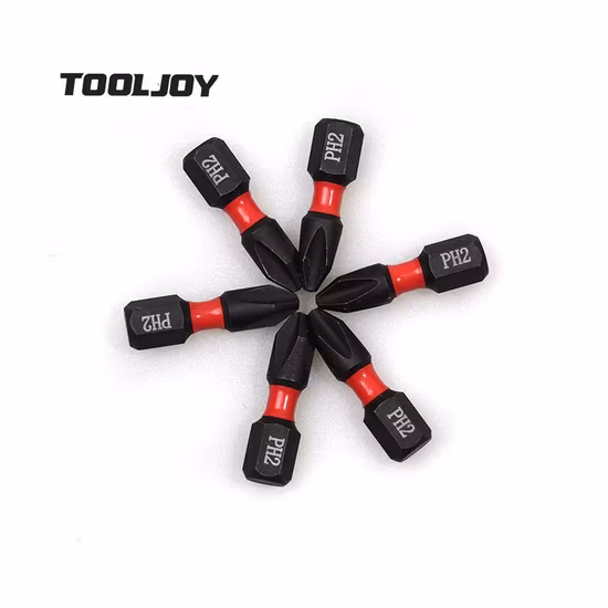 Tooljoy Professional Carry Torsion Bit Pozidriv Pz2 Head Screw Driver Impact Bit Screwdriver Bits