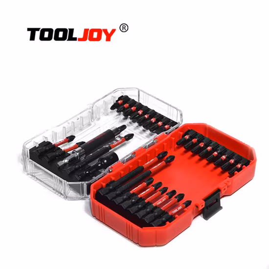 Tooljoy 30PCS Screw Driver Bit Double End Magnetic Screwdriver Bit, Screw Holder, Hex Screwdriver Bits, Cross Wind Batch Head, Industrial Electric Head